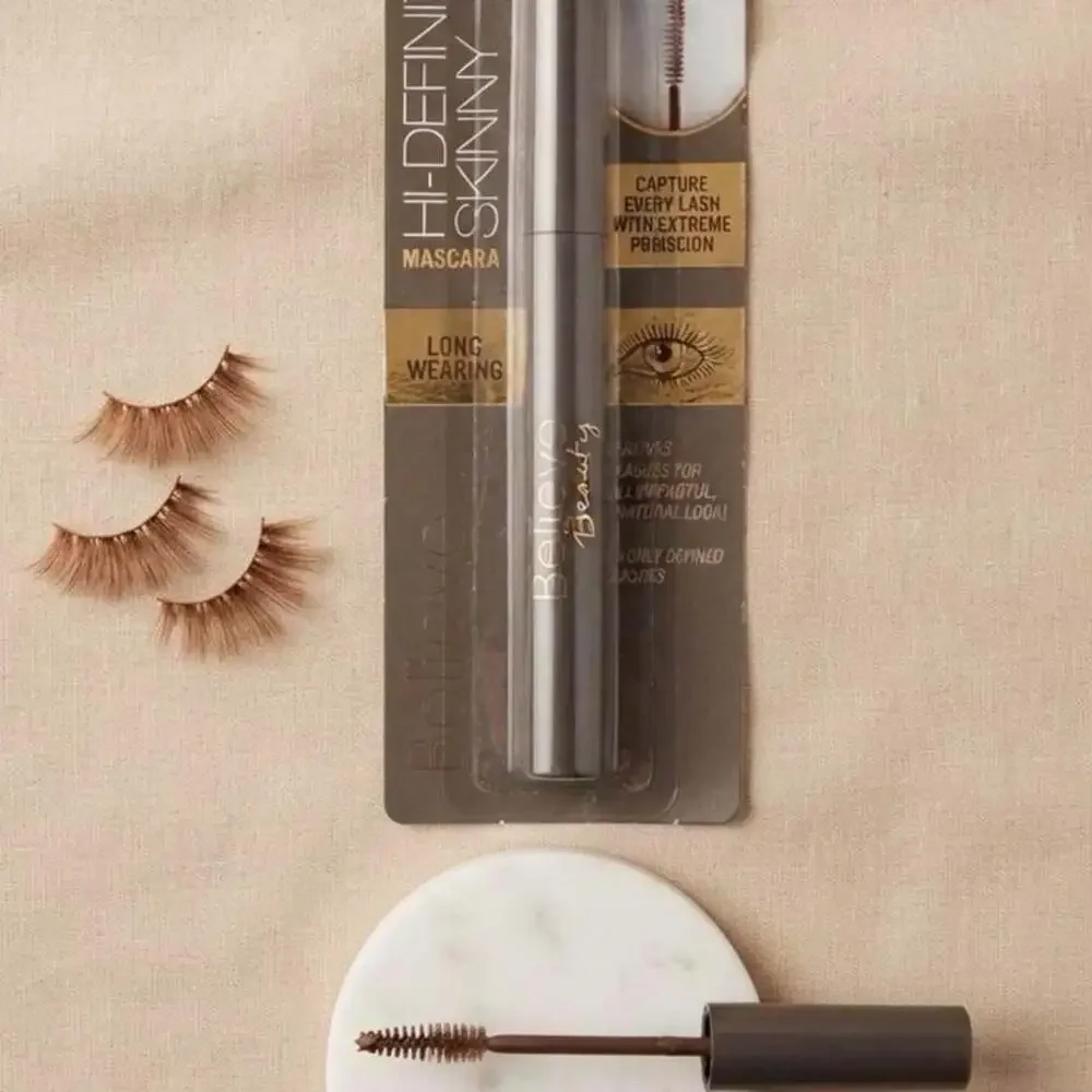 Believe Beauty Hi-Definition Skinny Mascara Brown